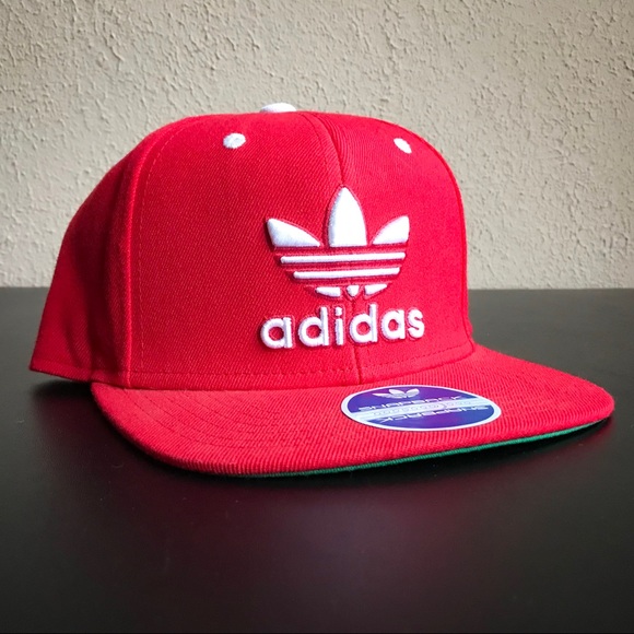 Red Adidas Originals Thrasher Snapback 